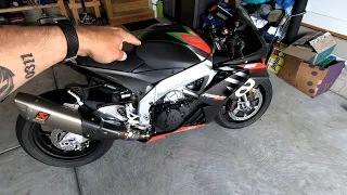 Aprilia RSV4 Factory first service issues, experience and price