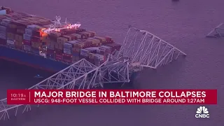 Baltimore bridge collapse latest: Cargo ship crew issued a mayday call before the accident