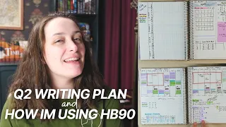 Q2 Writing Goals and Plan using HB90 Plus Q1 Planner Recap