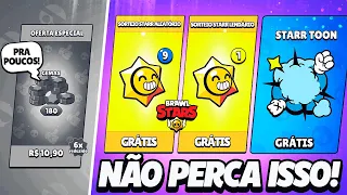 AI SIM, SUPERCELL! 10 DROPS GRÁTIS (1 LENDÁRIO) e A OFERTA FREE TO PLAY MAS TROLL DO BRAWL STARS!