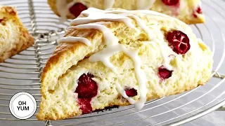 Professional Baker Teaches You How To Make FANCY SCONES!