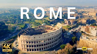 Rome, Italy 🇮🇹 in 4K ULTRA HD | Top Places To Travel | Video by Drone