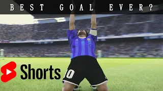 Diego Maradona PES Recreation ⚽ Best goal ever? #Shorts