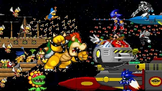 Bowser vs Eggman - Super Mario vs Sonic the hedgehog 2