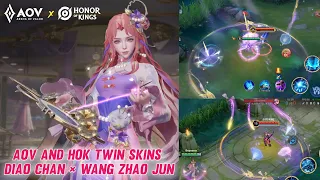 AOV X HoK Twin Skin | Diao Chan Seamstress X Wang Zhao Jun Begging for Cleverness - Arena of Valor