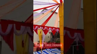 Dandiya program pandal Decorate by Sagar Tent House Bargarh ||  || Durga Puja #shots #navratri