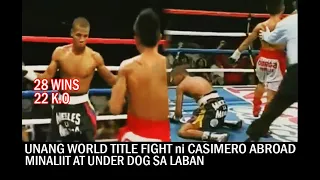 COLOMBIAN BOXER NIYABANGAN SI CASIMERO DAHIL KULANG PA SA BOXING EXPERIENCE | 1ST WORLD TITLE FIGHT