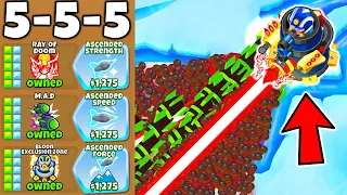 How POWERFUL is a 5-5-5 Tower with INFINITE UPGRADES!? (Bloons TD 6 Mod)