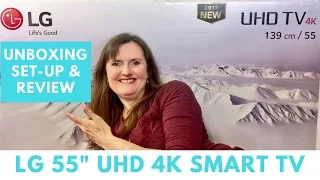 LG 55UJ670V 55" 4K SMART TV: Unboxing, Setting Up and Review