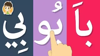 Read Arabic Alphabet for kids (آ, أُو, إِي)– Learn reading Arabic ABC for kids with Zakaria