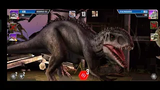 INDOMINUS REX vs Tyrannosaur Buck / Jurassic world the game #1648