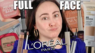 Loreal ⚡️ Full Face Using Only Drugstore Makeup ⚡️ Make up Drogeriereihe