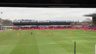 22/23 league one Lincoln city Vs Cambridge United (0-0) yellow and black army chant 28/1/23