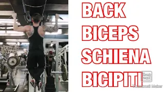 ALLENAMENTO COMPLETO SCHIENA E BICIPITI