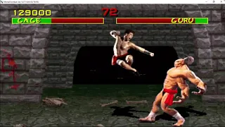 Johnny cage vs goro mk1