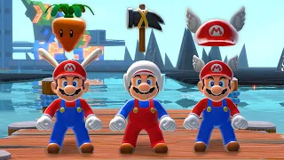 What If We Had New Power-Ups in Bowser's Fury? (Carrot, Hammer & Wing Cap)