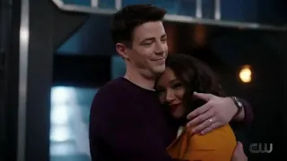 The Flash 7x17 Nora & Bart Train/Iris Comes back Home