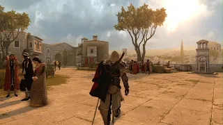 Ezio flies through Rome