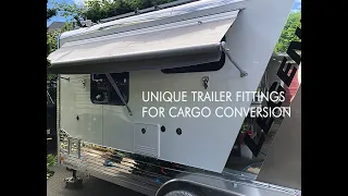 Fittings- Unique Fittings that we used on our Custom Cargo Trailer Conversion.