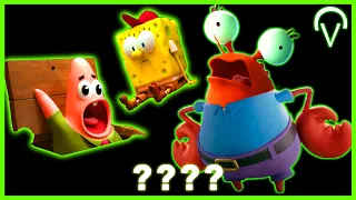 10 SpongeBob Patrick 3D PART 7 🔊 "Candy!!" 🔊 More FUN! Sound Variations in 54 Seconds