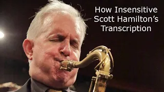 How to play&improvise Bossa Nova: How Insensitive-Scott Hamilton's (Bb) transcription.