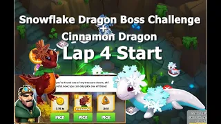 Snowflake Dragon and Cinnamon Dragon-Dragon Mania legends | Lap 4 Start | DML