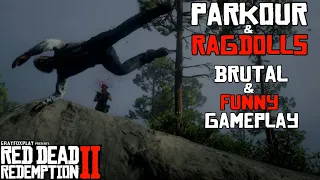 Red Dead Redemption 2 Parkour, Ragdolls, Euphoria, Brutal Combat & Funny Gameplay