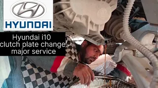 Hyundai i10.kappa clutch plate change full service