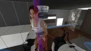 Portal 2 - Челл застряла в портале