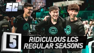 5 Ridiculous LCS Regular Seasons | LoL eSports