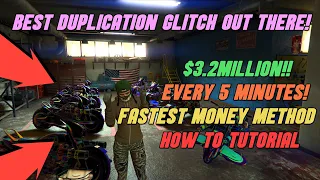 *PATCHED* Solo Clean Duplication Glitch Make $3.2million+ Every 5 Minutes!  (GTA 5 Online DLC)