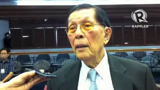 Enrile: Trillanes just covering his ass