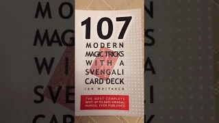 QUICK LOOK AT BOOK: 107 Modern Magic Tricks with a Svengali Card Deck