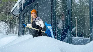 Returning to Blizzard at Cabin in the Woods (biggest snow storm in 20 years)