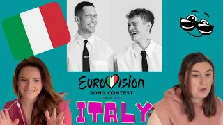 ITALY Eurovision 2022 REACTION VIDEO - Brividi by Mahmood & BLANCO