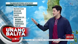 Thunderstorm advisory, nakataas ngayon sa ilang bahagi ng Central Luzon at CALABARZON....|UB