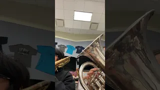 POV 1st chairs Euphonium and Trombone part “New Forest March” composed by Johnnie Vinson