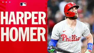 Bryce Harper BLASTS this home run in San Diego (2nd straight day with a homer! 🔥 DAD STRENGTH!!! 💪)