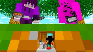 2 CAÇADORES vs ATHOS PEQUENO NO MINECRAFT