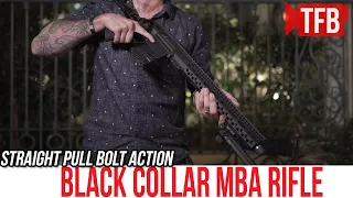 Black Collar Arms MBA Straight Pull Bolt Action Rifle [SHOT Show 2022]