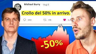 “Possibile crollo del 50% nei prossimi mesi” – Ultimo avvertimento di Michael Burry