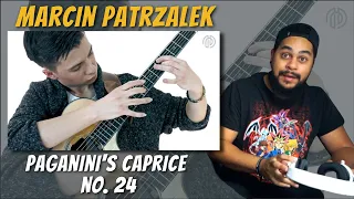 Marcin Patrzalek - Paganini's Caprice no. 24 on One Guitar | REACTION