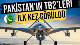 PAKİSTAN 'IN BAYRAKTAR TB2 'LERİ İLK KEZ GÖRÜNTÜLENDİ !!