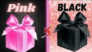 Choose your favourite colour Black vs Pink #kpop #viralvideo