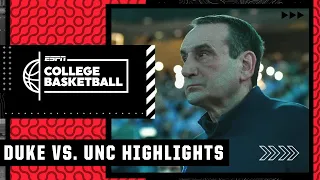 Duke Blue Devils at North Carolina Tar Heels | Full Game Highlights