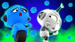 Space Virus Blues | Rob The Robot | Oddbods & Friends