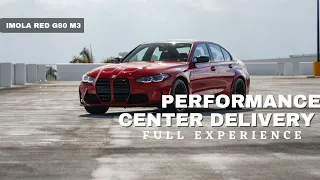 Taking DELIVERY Of A New Imola Red G80 M3 | BMW Performance Center Experience