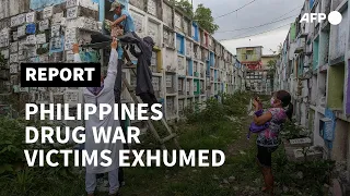 Philippine drug war victims exhumed as grave leases expire | AFP