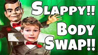 Body Swap with Slappy!! 24 Hours of Slappy revenge! Slappy is the Doll Maker!! Part 3