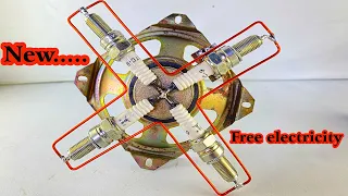 How to make electricity energy self running using speaker tools   #freeenergy #engineering #diy